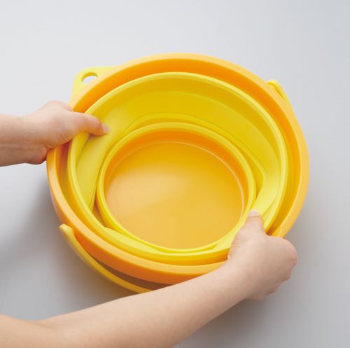 創(chuàng)意家居用品 硅膠桶 折疊硅膠桶